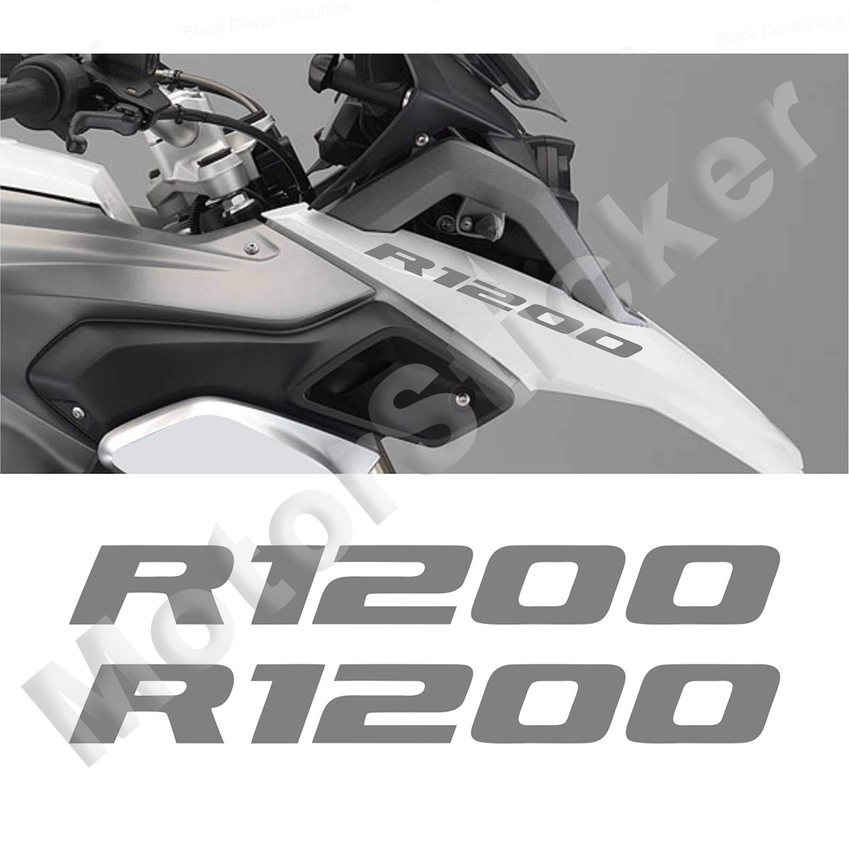 Beak Front R1200 Sticker Motorcycle Decal Logo For Bmw r1200 Gs Adventure r1200 Gsa r 1200 Lc 2022 2010 2016