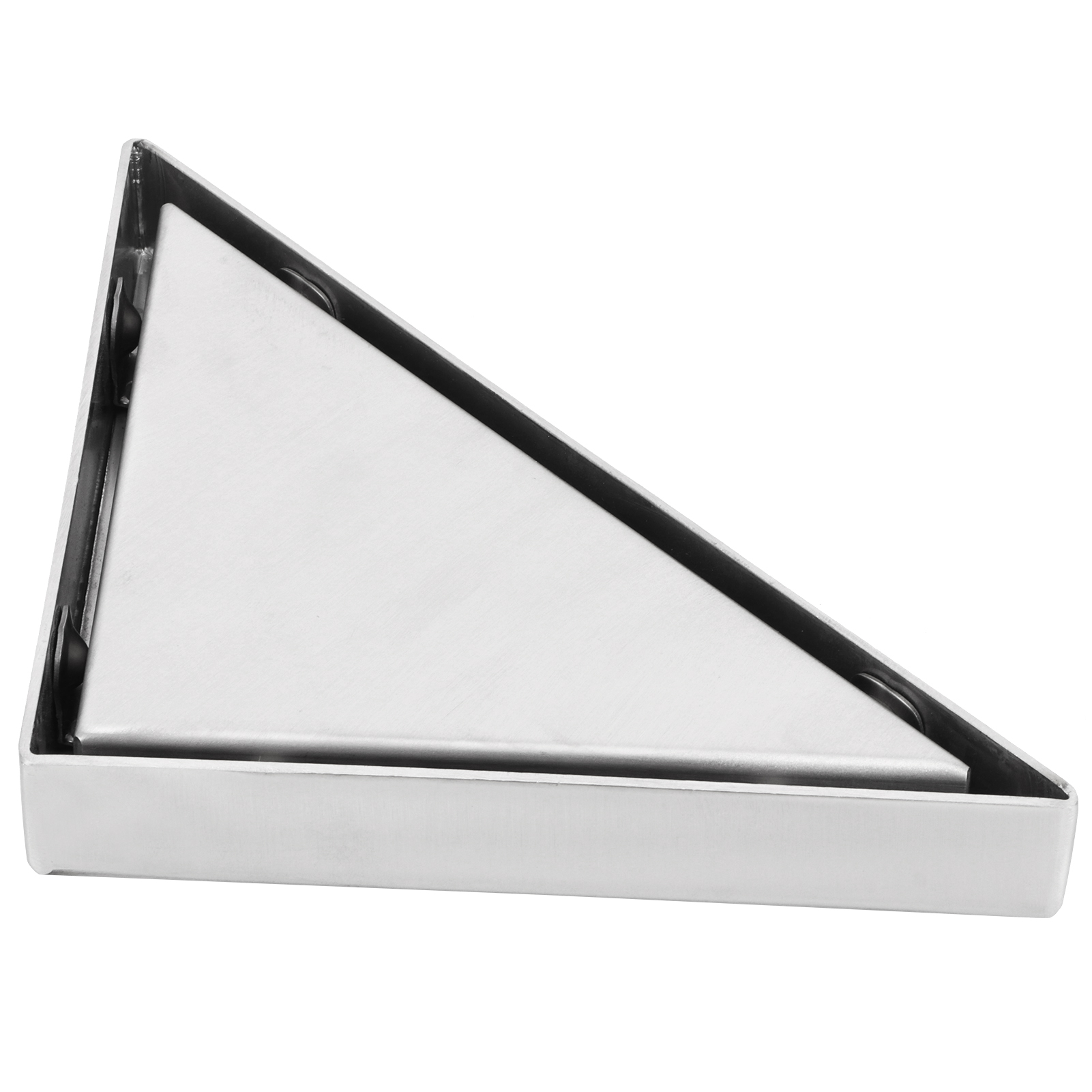 Concealed Floor Drain Triangular Corner Set for Home Balcony Bathroom Shower Room. 