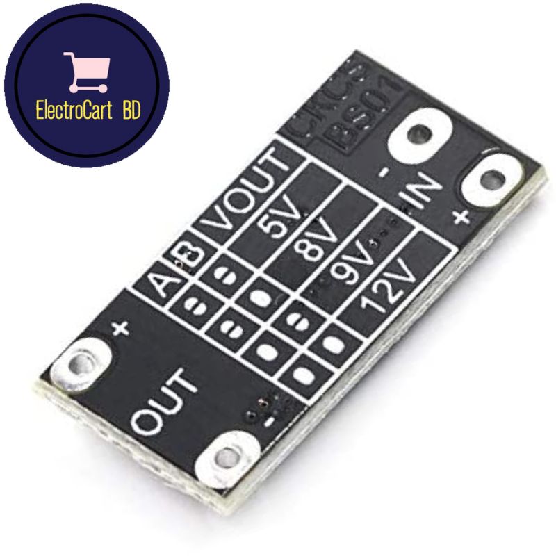Mini DC-DC Boost Step Up Converter - Voltage Regulator PCB Board Module - Adjusts 3V to 12V - Flexible Voltage Regulation. 