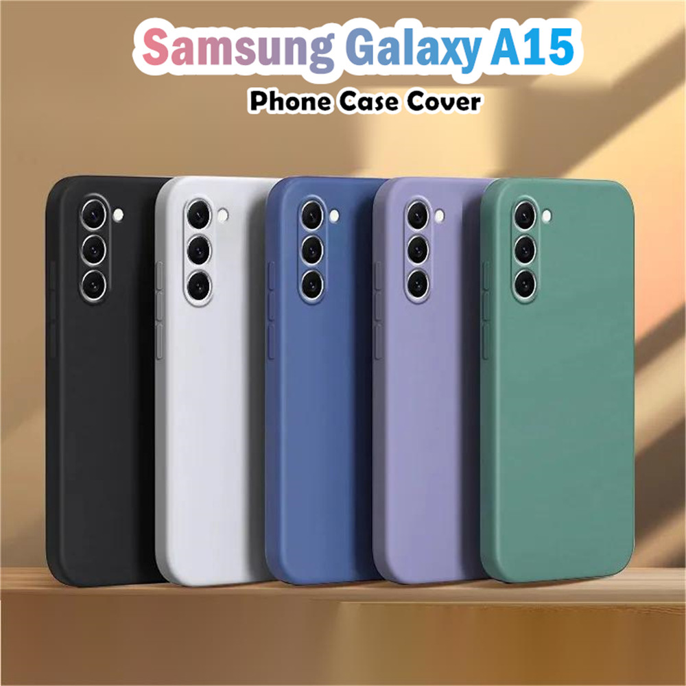 Original For Samsung Galaxy A15 Silicone Full Cover Case Easy to disassemble Phone Case Cover. 