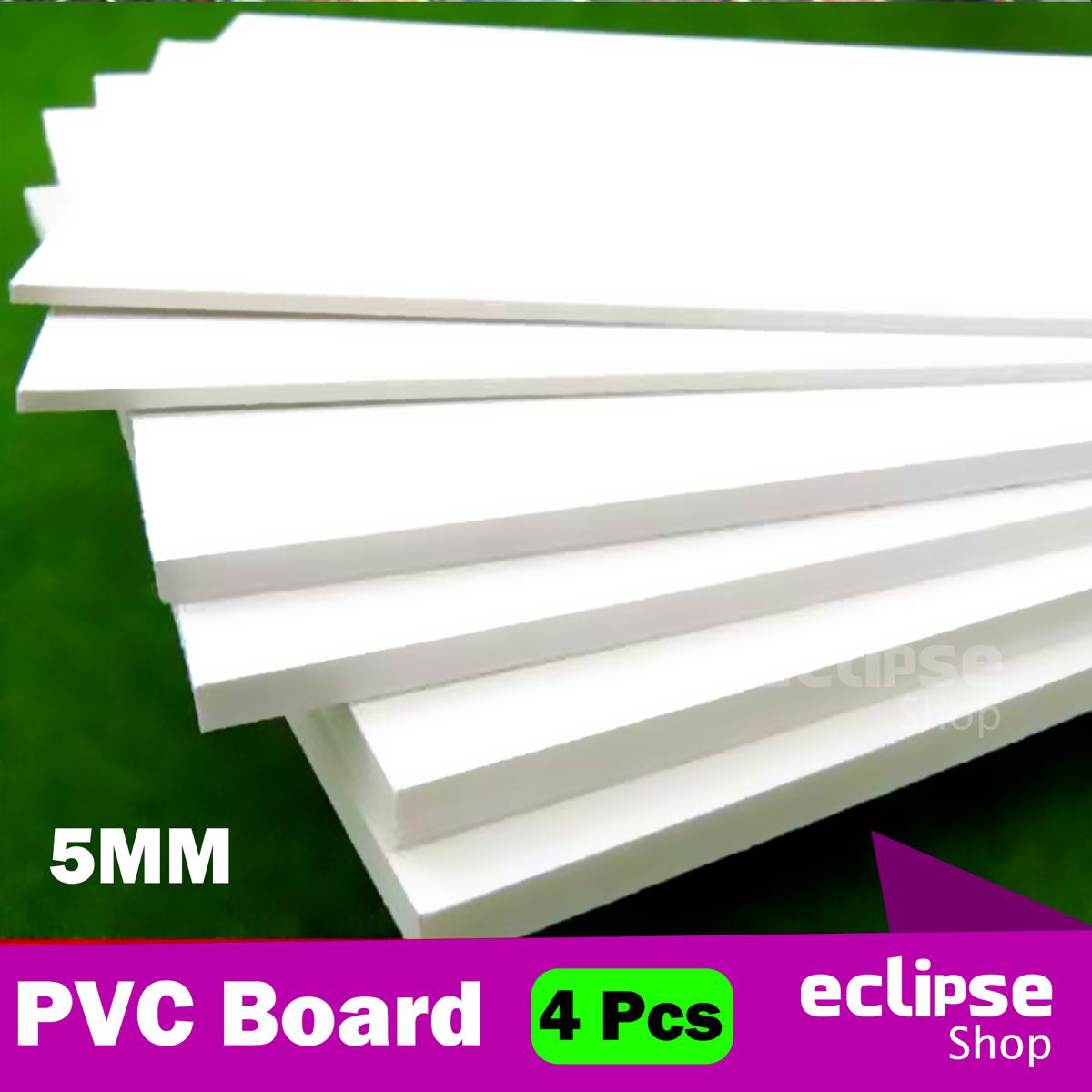 PVC board 5mm for diy project Model or chasis making material DIY 12 Inch X 12 Inch - 4 pcs