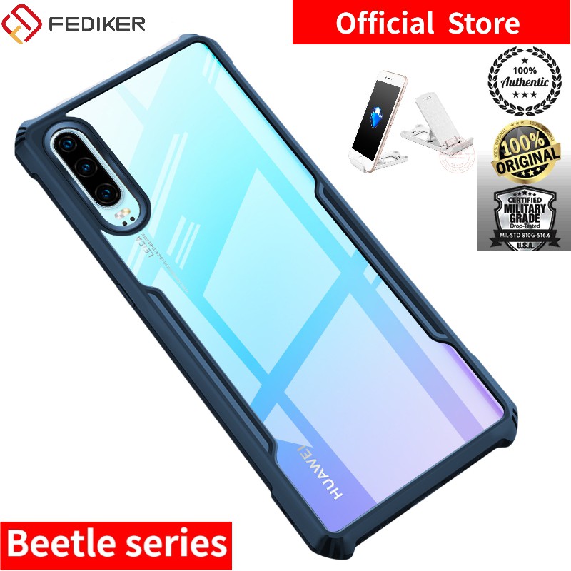 For Huawei P30 Xundd Airbags  TUP Bumper Shockproof Shell Back Clear Camera and Screen Protective Phone Cover. 
