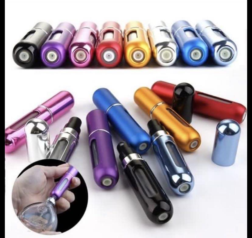 5ml Portable Mini Refillable Perfume Bottle With Spray Scent Pump Empty Cosmetic Containers Spray Atomizer Bottle For Travel. 