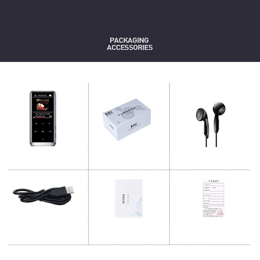 Ultrathin Bluetooth MP3 Player 8 GB/16GB MP4 Lossless HIFI Music MP5 Walkman mp6 Player Mini Walkman. 