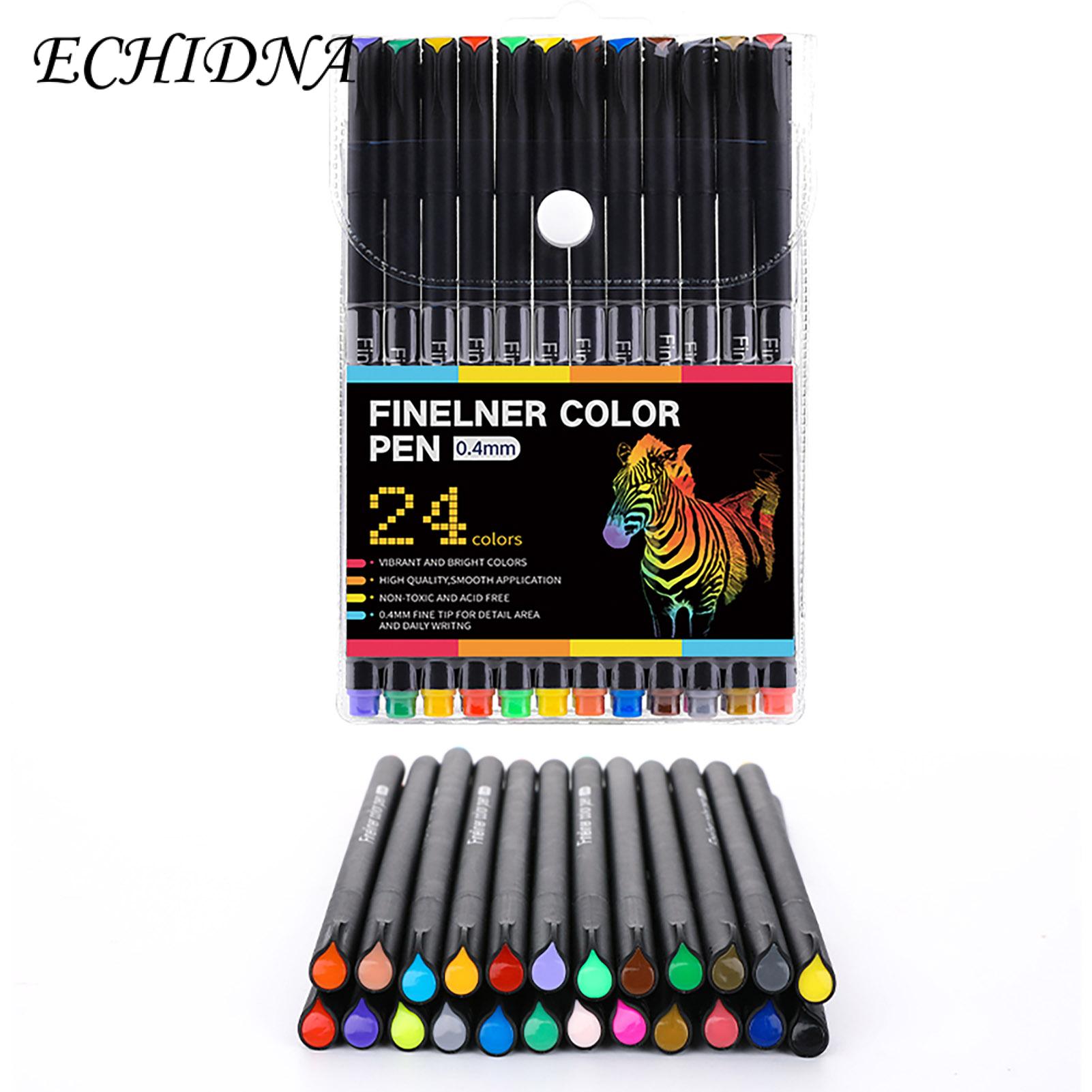 -life Art Pen Premium Color Hook Pen Set for Anime Artists Fine int 0.4mm Metal Nib Drawing Pens Ideal for Sketching Detailing Ultra-fine Tip Set of 1. 