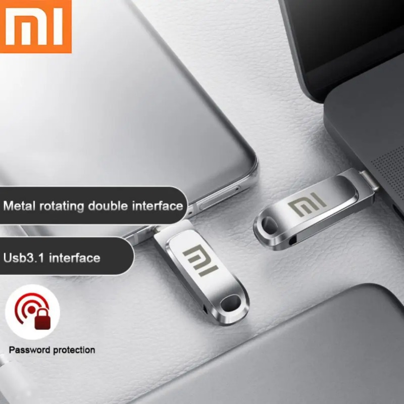 【Ready Stock+FREE Shipping+COD】Xiaomi 2TB Usb 2.0 Flash Drives High Speed Metal Pendrive 1TB 512GB 256GB Portable Usb Drive Waterproof Memoria Usb Flash Disk. 