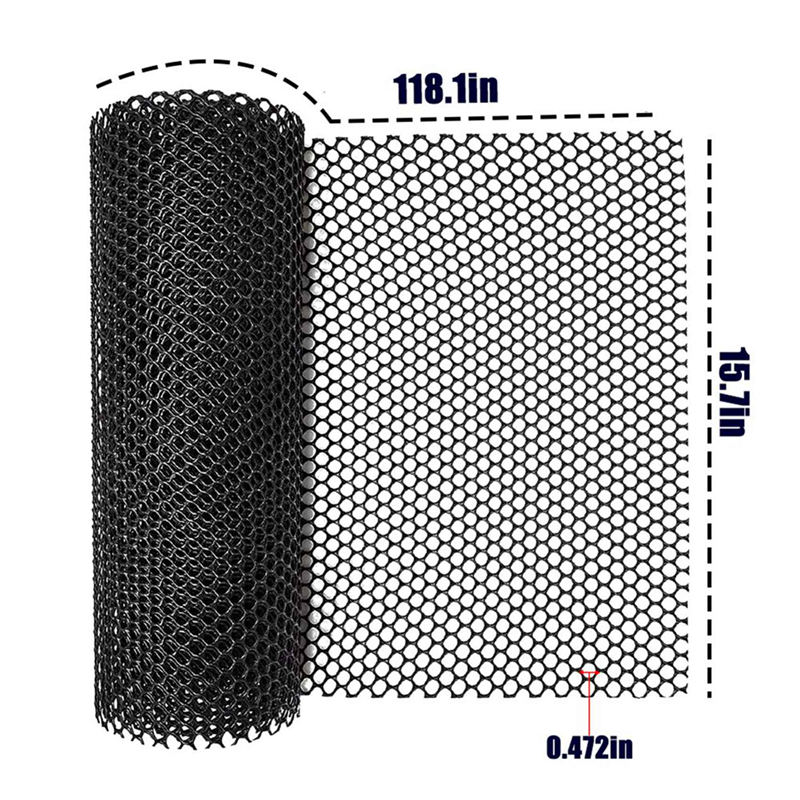 2X Plastic Chicken Wire Fence Mesh,Fencing Wire for Gardening, Poultry Fencing, Chicken Wire Frame Netting. 
