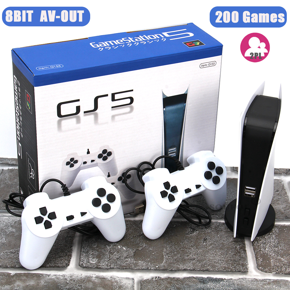 Game Station 5 Video Game Console With 200 Classic Games 8 Bit GS5 TV Consola Retro USB Wired Handheld Game Player AV Output