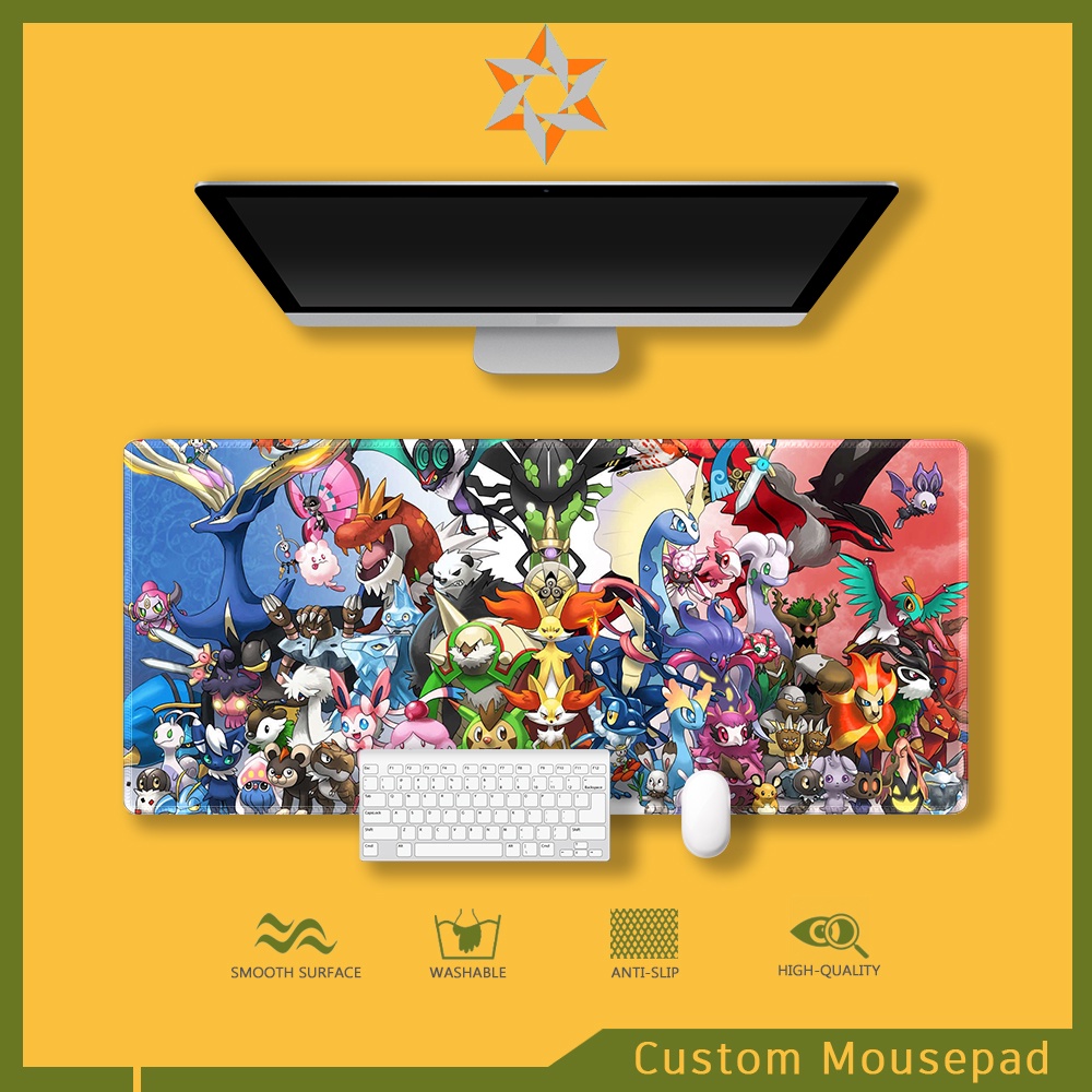 Pokemon mouse pad extended cute Mousepad large Gaming mouse pad Anime Keyboard pad Mouse mat Desk pad mousepads
