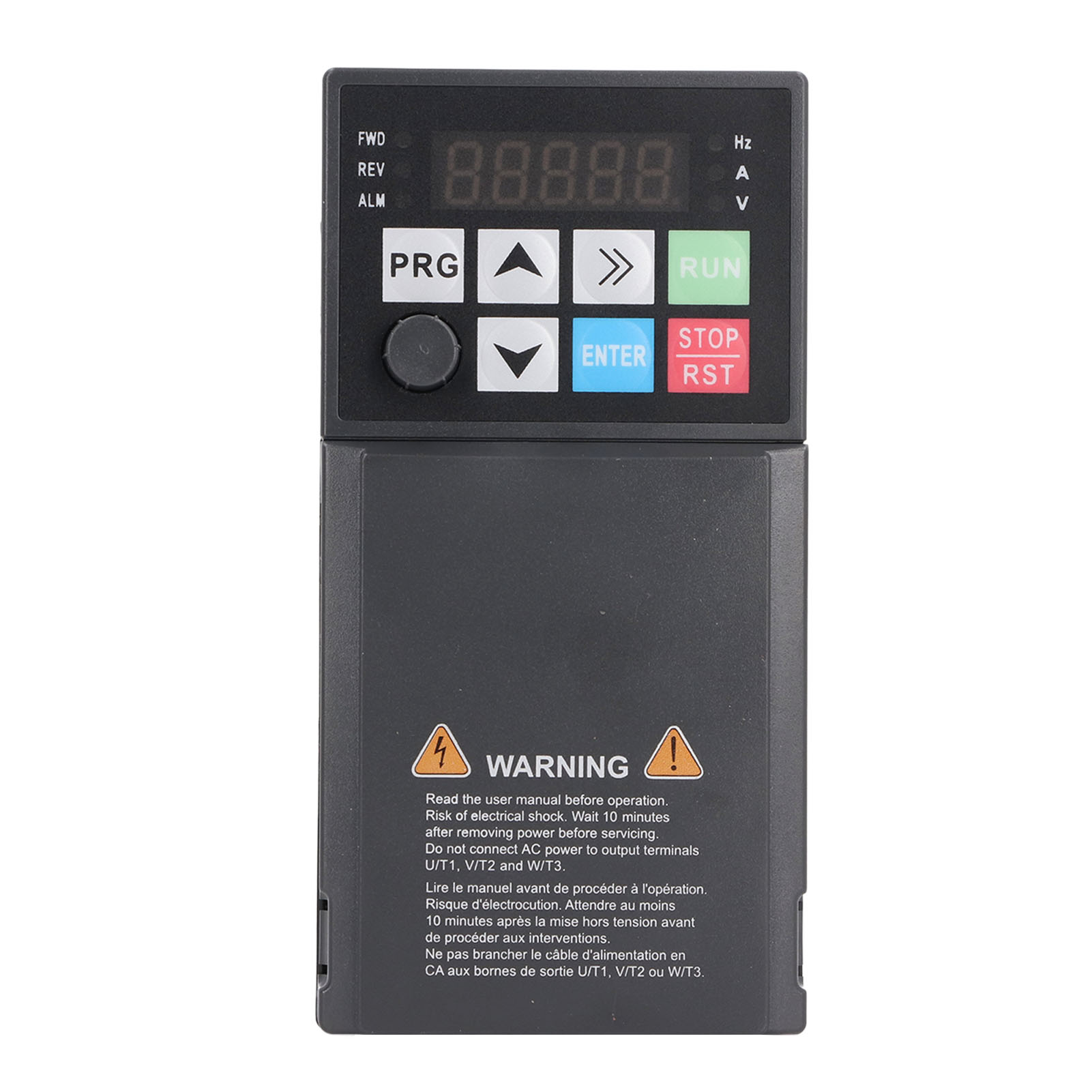 VFD Frequency Inverter 2.2KW 0-320Hz Output 50 60Hz Input Digital Display AC380V User Friendly for Motor. 
