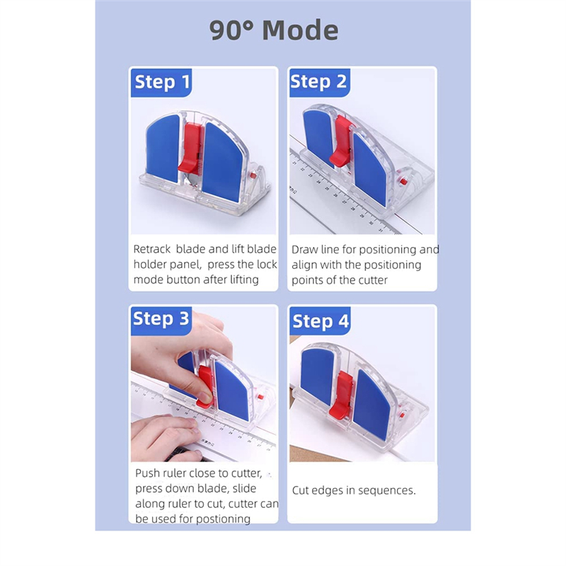 Mat Cutter 45 & 90 Degree Bevel Mat Board Cutter Beveled Cut Tool for Art Picture Framing Foam Board Card Board 1PCS. 