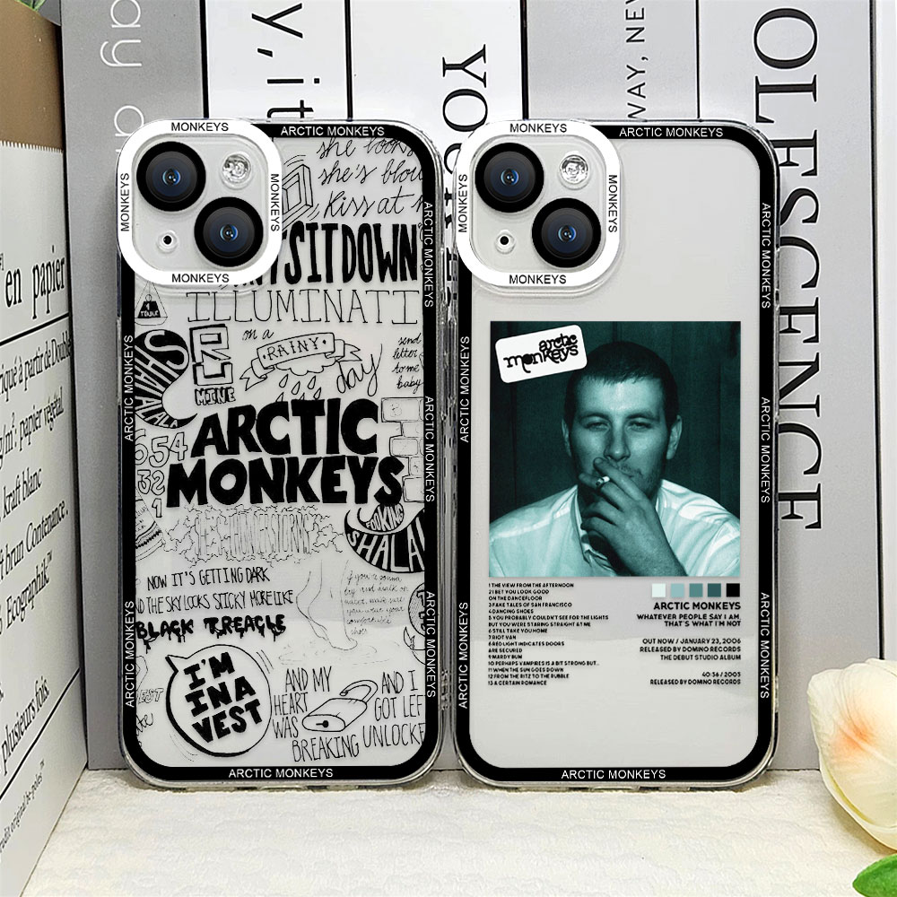 Arctic Monkeys Phone Case for IPhone 12 13 Mini 14 15 Pro MAX XS XR 7 X 8Plus SE2 Clear Soft Silicone Fundas for Iphone 11 Cover