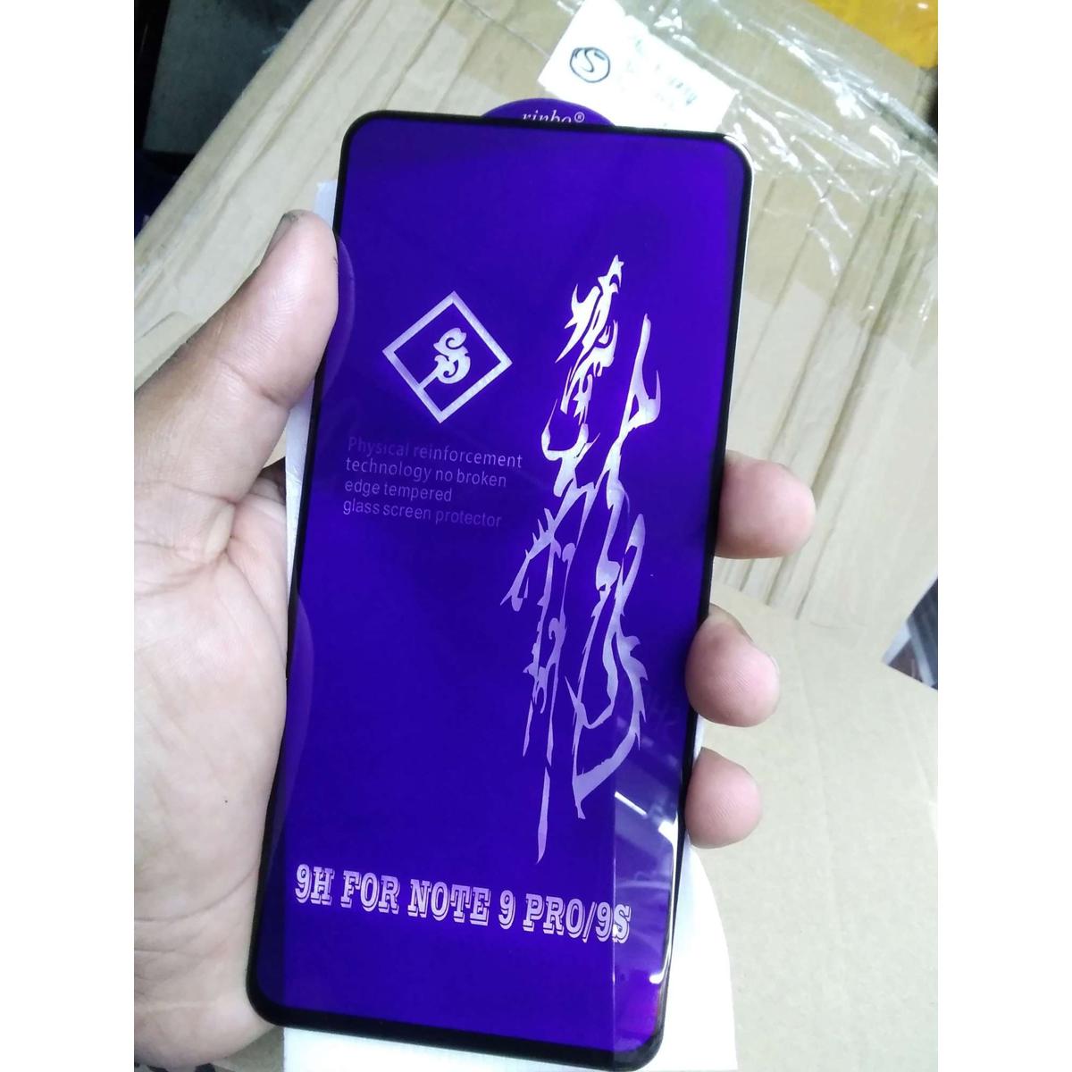 Redmi note 9 pro/note 9s এর জন্য রিনবো গ্লাস প্রিমিয়াম মানের কার্ভড গ্লাস স্ক্রিন প্রোটেক্টর