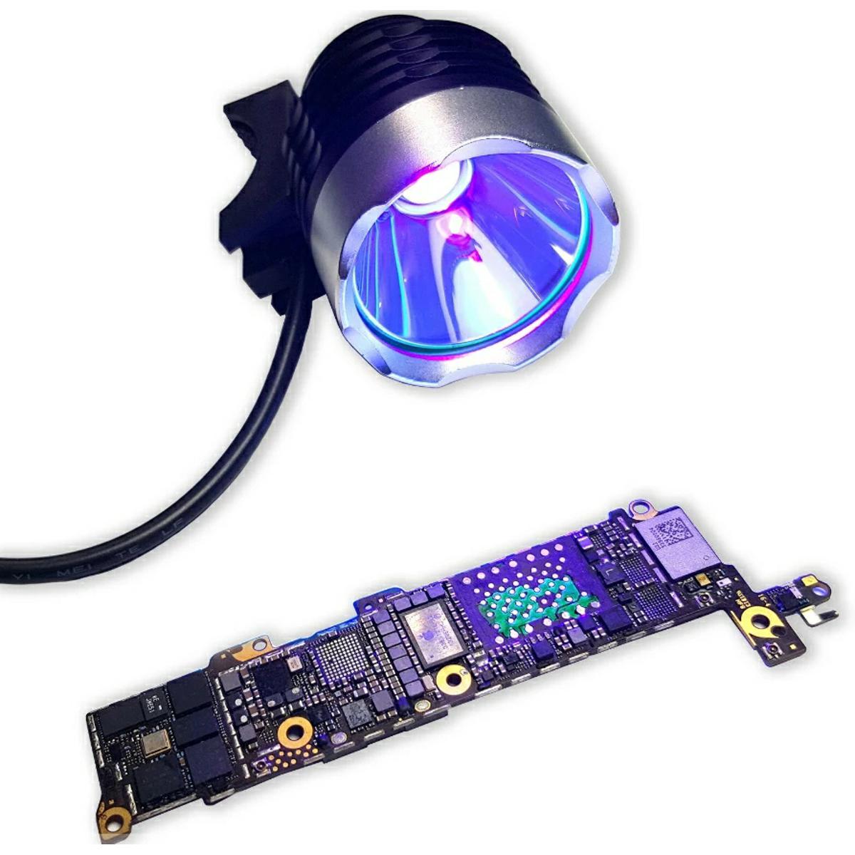 Mobile PCB Repair UV Solder Curing Cure LED Light Lamp USB Power 5V 10W UV CURING SYSTEM WORKS ON DAMAGED PCB