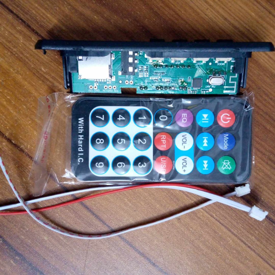 Car MP3 Decoder Board 5V 12V Bluetooth Car MP3 Amplifier USB FM TF R-adio Audio Module Music Speaker 3.5mm TF Card AUX DIY Remote Control MP3 Decoder. 