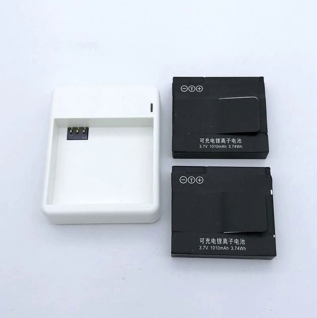 Clownfish for Xiaomi Yi Battery 1010mAh Xiaomi yi battery / Yi Battery Charger For Xiaomi Yi 1 Action Camera Sports Accessories. 