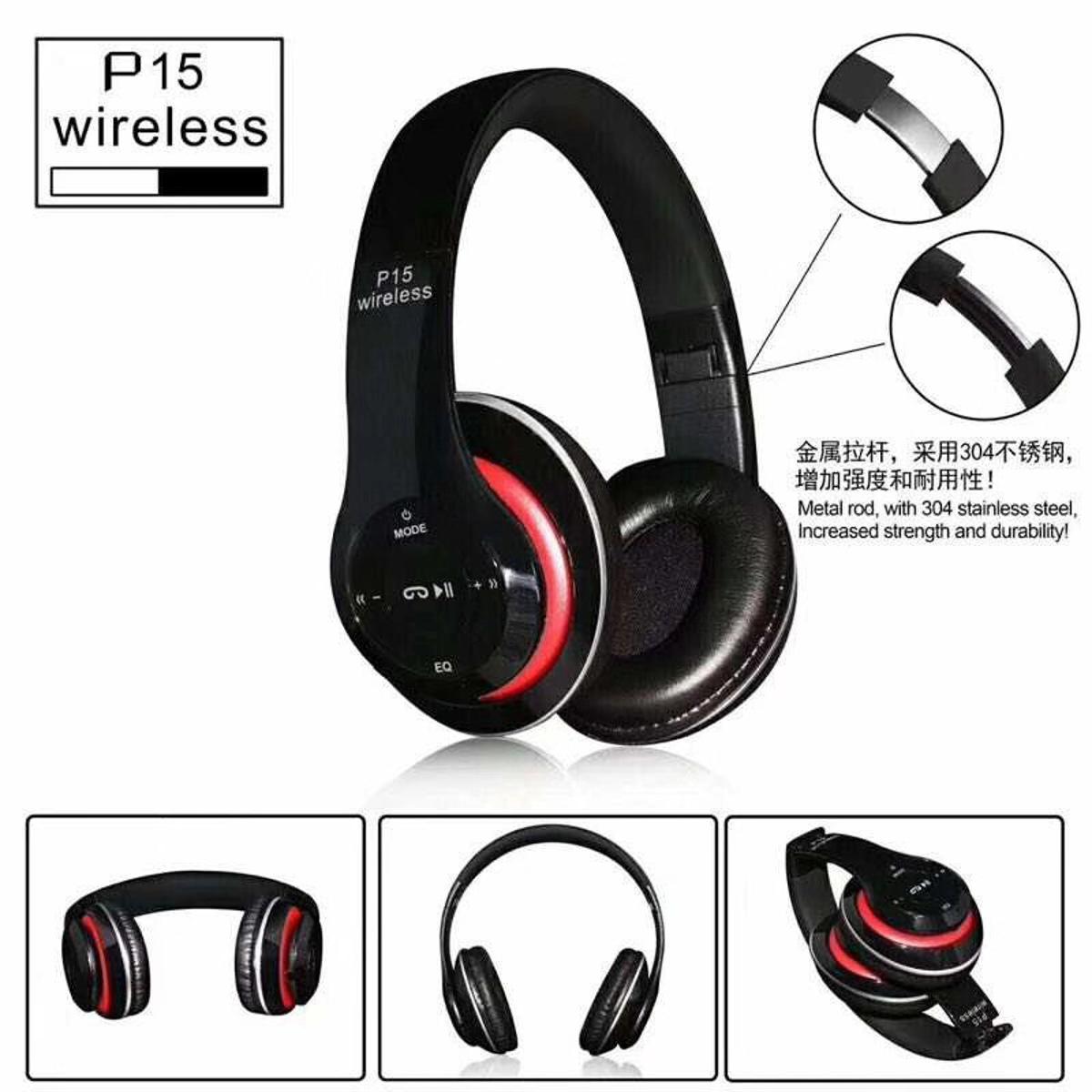 P15 Wireless Bluetooth 4.2 Stereo Headset For Mobile Phones