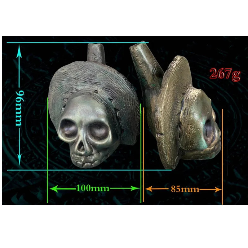 Tricky Death Whistle, Scream, Shout, Miserable Wail, Aztec Whistle  silvato azteca ceramics pottery. 