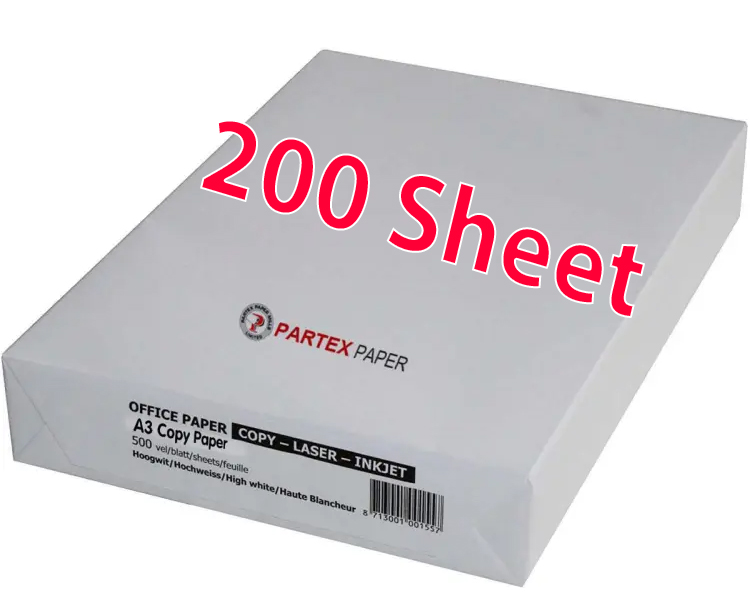 A3 Paper 100 GRAM , 500 Sheet Ream (Partex Brand)