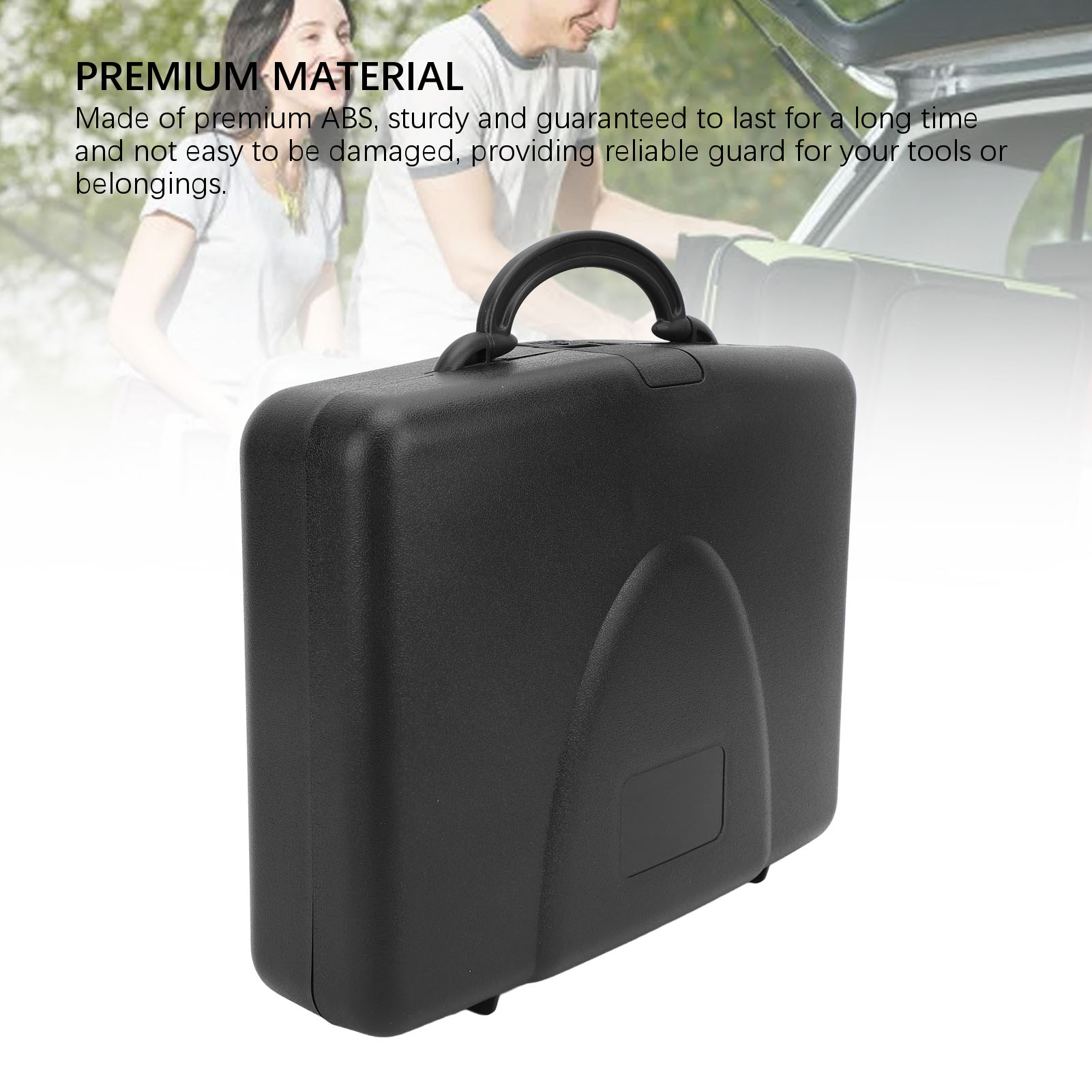 Empty toolbox organizer empty tool carry case tool Box ABS Empty Portable Multifunctional Shock Proof Tool Case for Outdoor Travel Camping. 