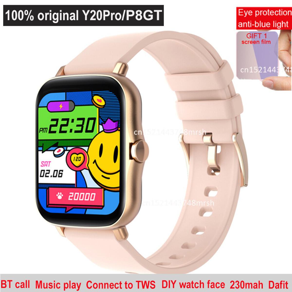 P8 Y20 P8 Plus Y20 Pro P8GT Zero P8Mix Smart Watch Men Fitness