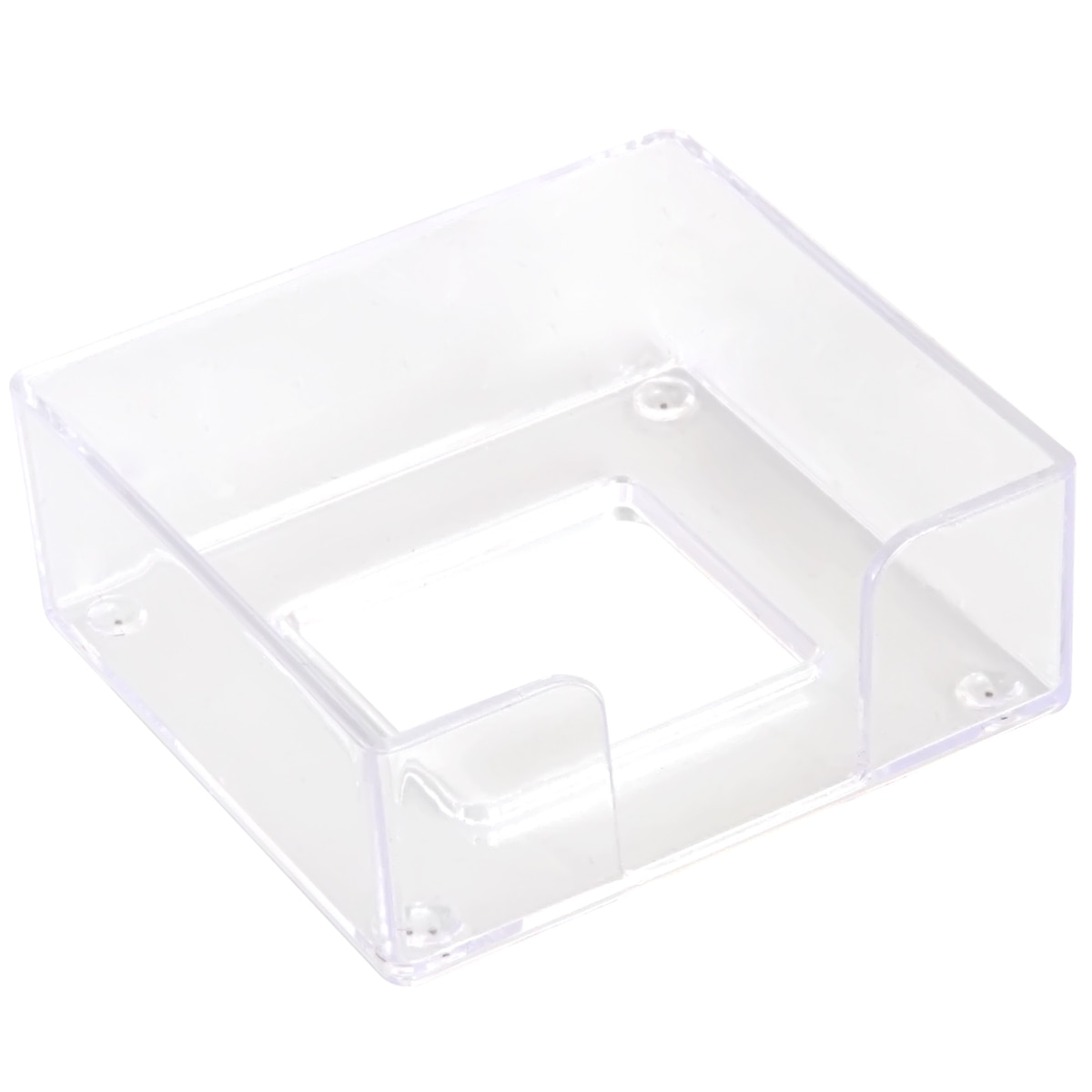 Office Plastic Note Paper Slip Box 1ps/3ps/6ps/12ps  ( Only Blank Box)