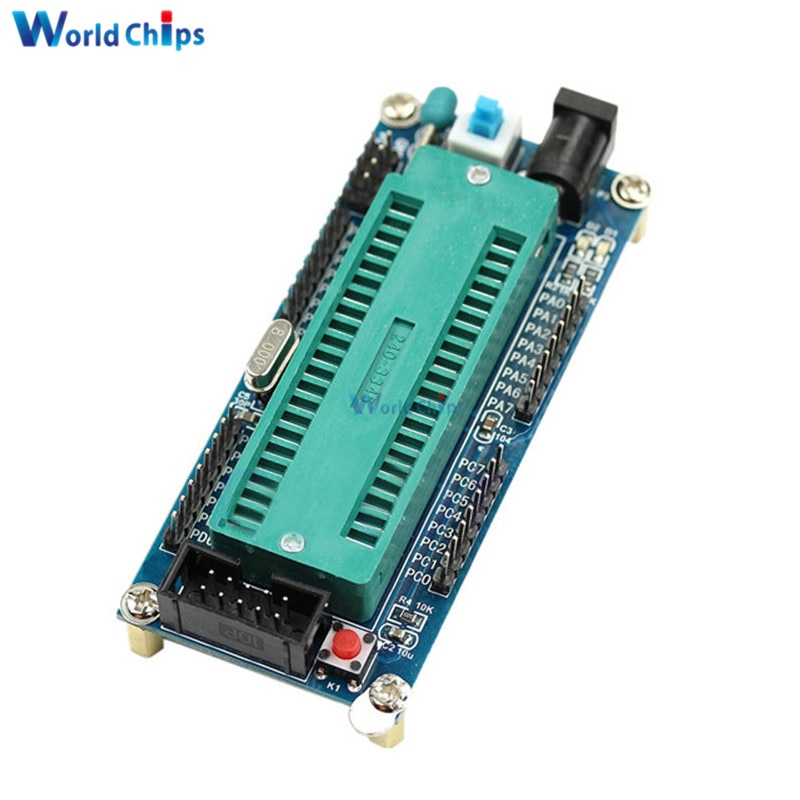 【beauty code store】ATMEGA16 Minimum System Board ATmega32 Development Board USB ISP USBasp ISP 51 Board Module. 