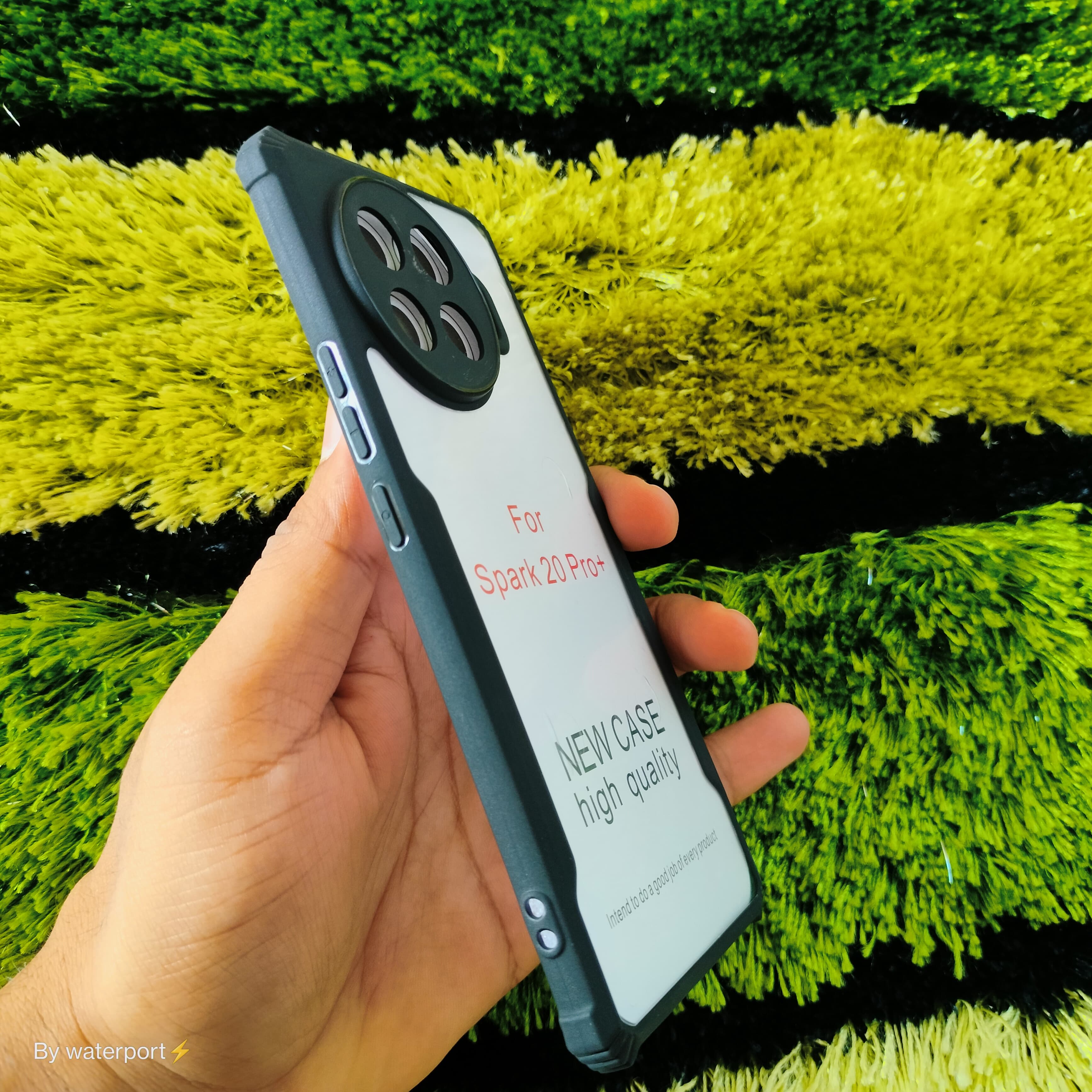 Tecno Spark 20 Pro Plus Back Cover ShockProof Airbinger Longlasting Clear Transparent Hard Case With Camera Bump Protection Tecno Spark20Pro+. 