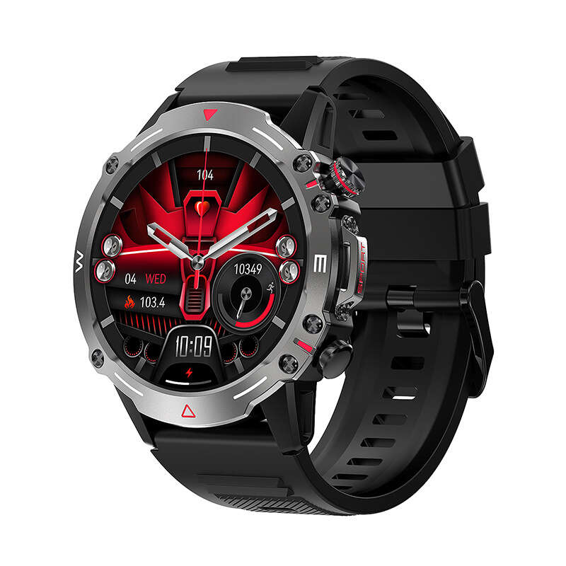 New HK87 Bluetooth Call with Three Defense Custom Dial, Heart Rate, Blood Pressure, Music Smart Watch