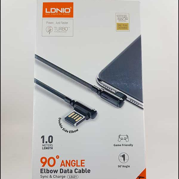 LDNIO LS421 TYPE-C Elbow Data Cable. 