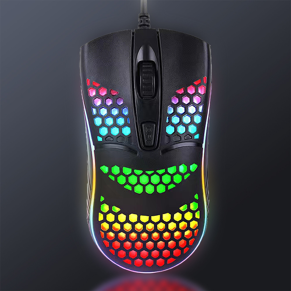 ZEUS KW-10 ( Killa-Web ) Wired Mouse Gaming Mouse with Lightweight Honeycomb Shell. 