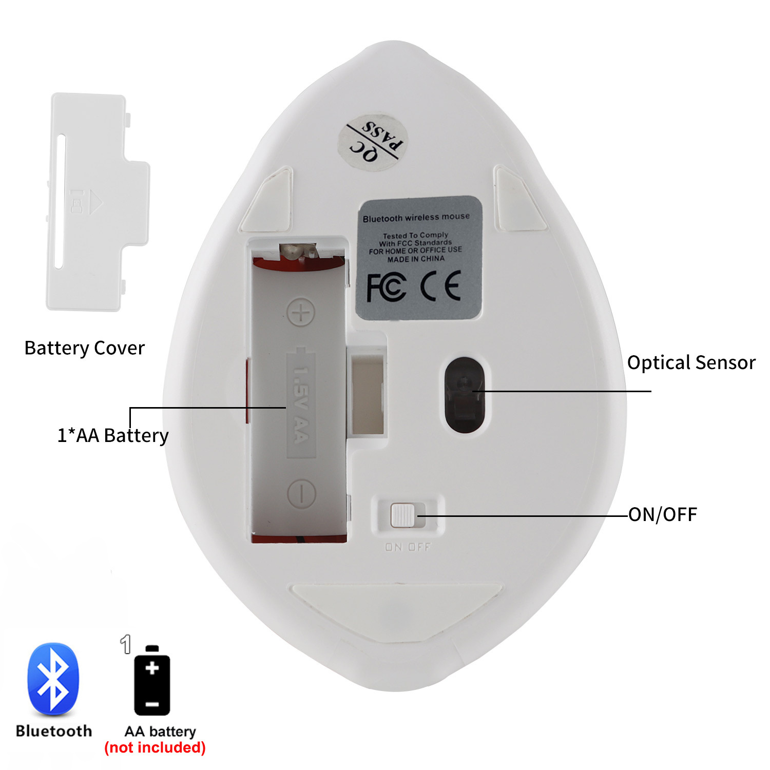 Bluetooth/2.4G Wireless Cute Mouse Hamster Cartoon Computer Mice USB Mute Mause Ergonomic Mini Optical Mice For PC Laptop Tablet. 