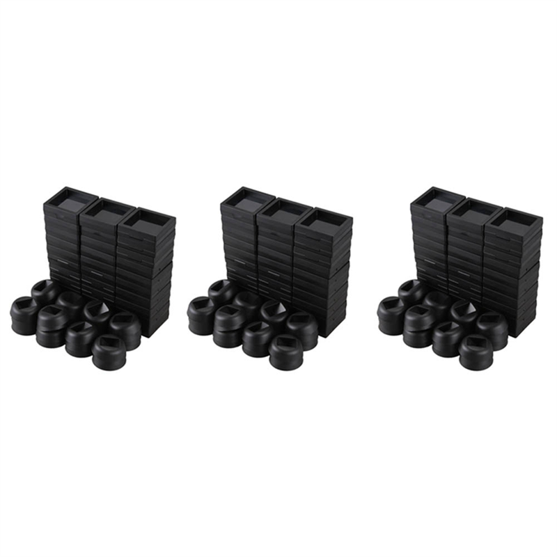 Coin Display Box - Set of 90 3D Floating Frame Display Holder with Stands Black