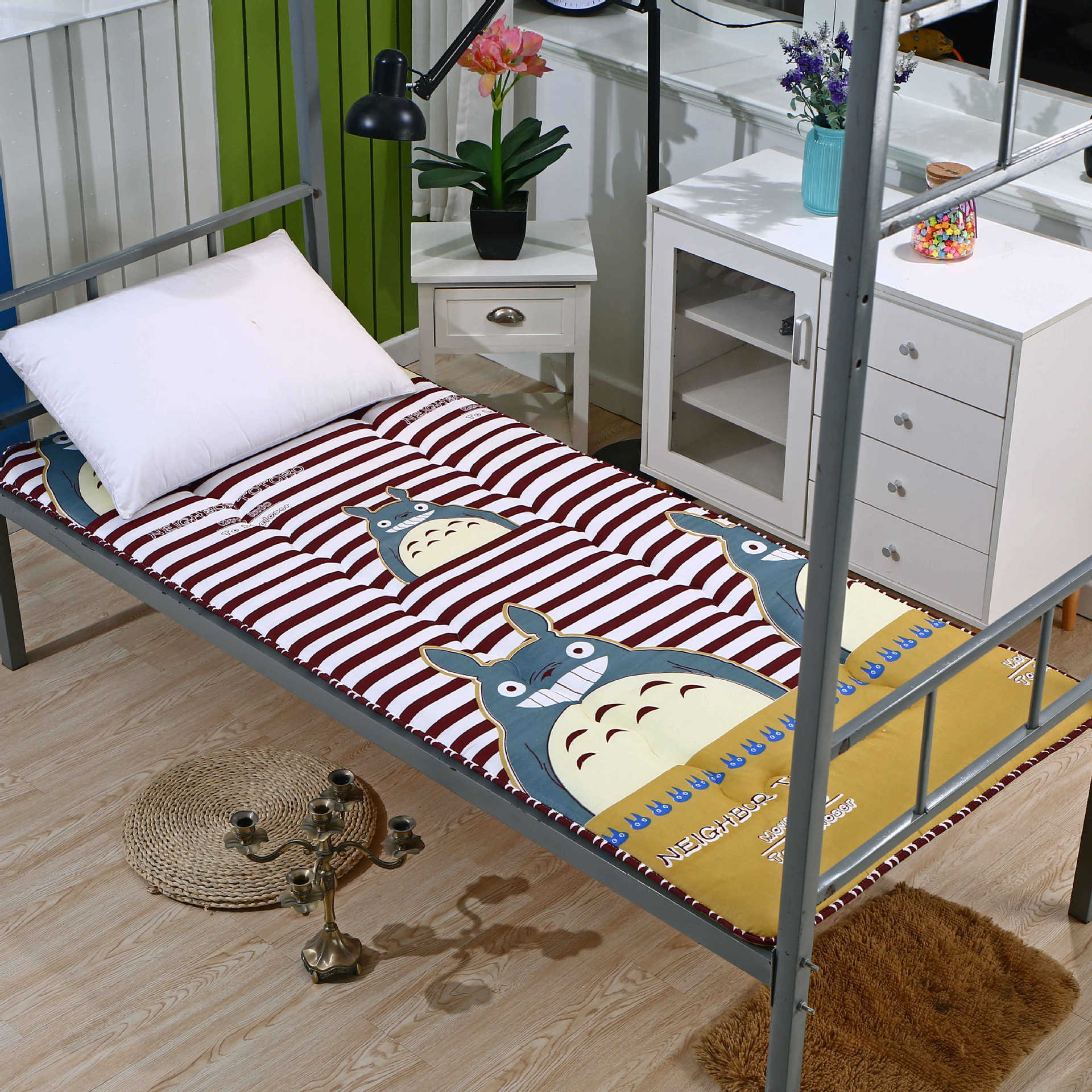 Mattress upholstered student dormitory single 0.9m mattress mattress mattress mattress 1.2m mattress back 1 mat bunk bedding. 
