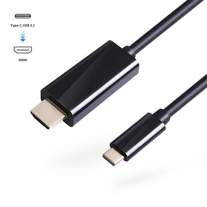 Wholesale Typec to hdmi 4K*2K UHD Type-c to HDMI Cable 3D USB C to HDMI Cable Audio Video Sync type c to hdmi 1.8m. 