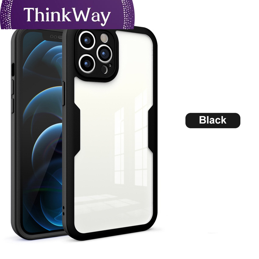 360 Full Body Front Screen Transparent Phone Case For iPhone 11 12 13 Pro Max XS X XR 7 8 Plus SE 2 Shockproof Bumper Back Cover. 