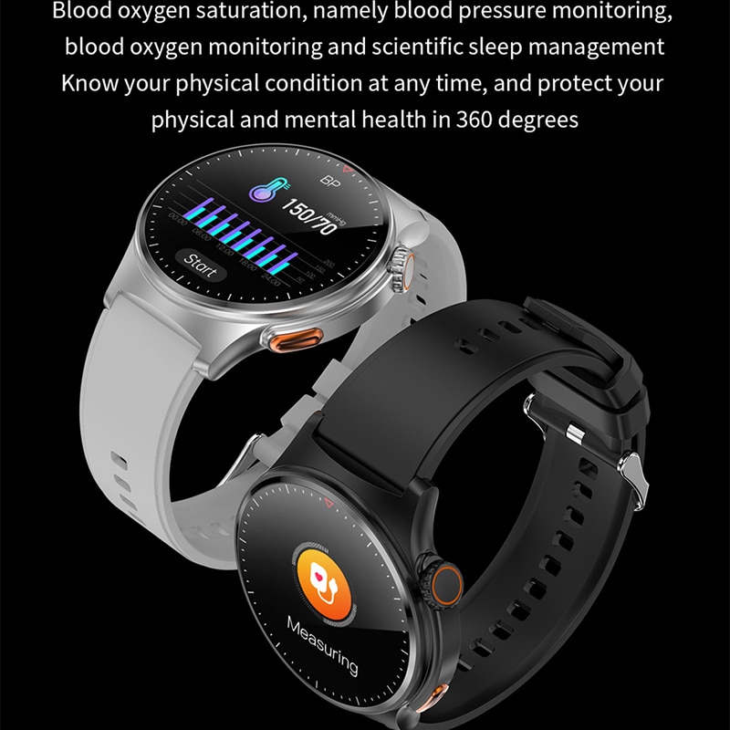ChiBear ECG+PPG Bluetooth Call Smart Watch Men 2023 New Sports Bracelet NFC Waterproof Custom Watch Face Men SmartWatch +Box. 