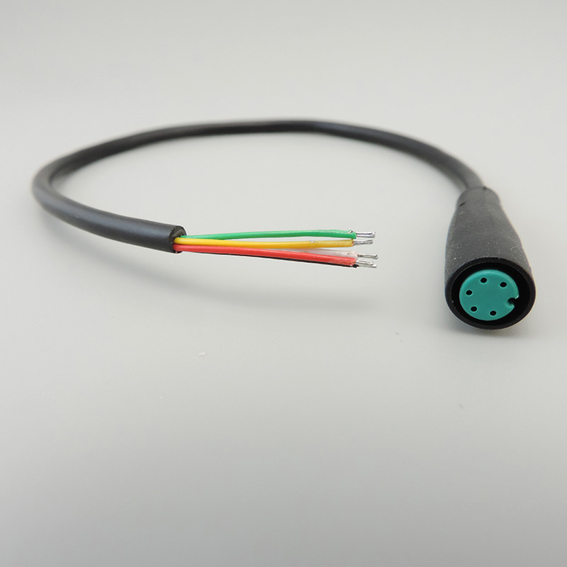 Merlin Irving Shop M8 2 3 4 5 6 Pin Electric Joint Plug Connector Wiring Line Cable Signal Connecting Sensor 20CM. 