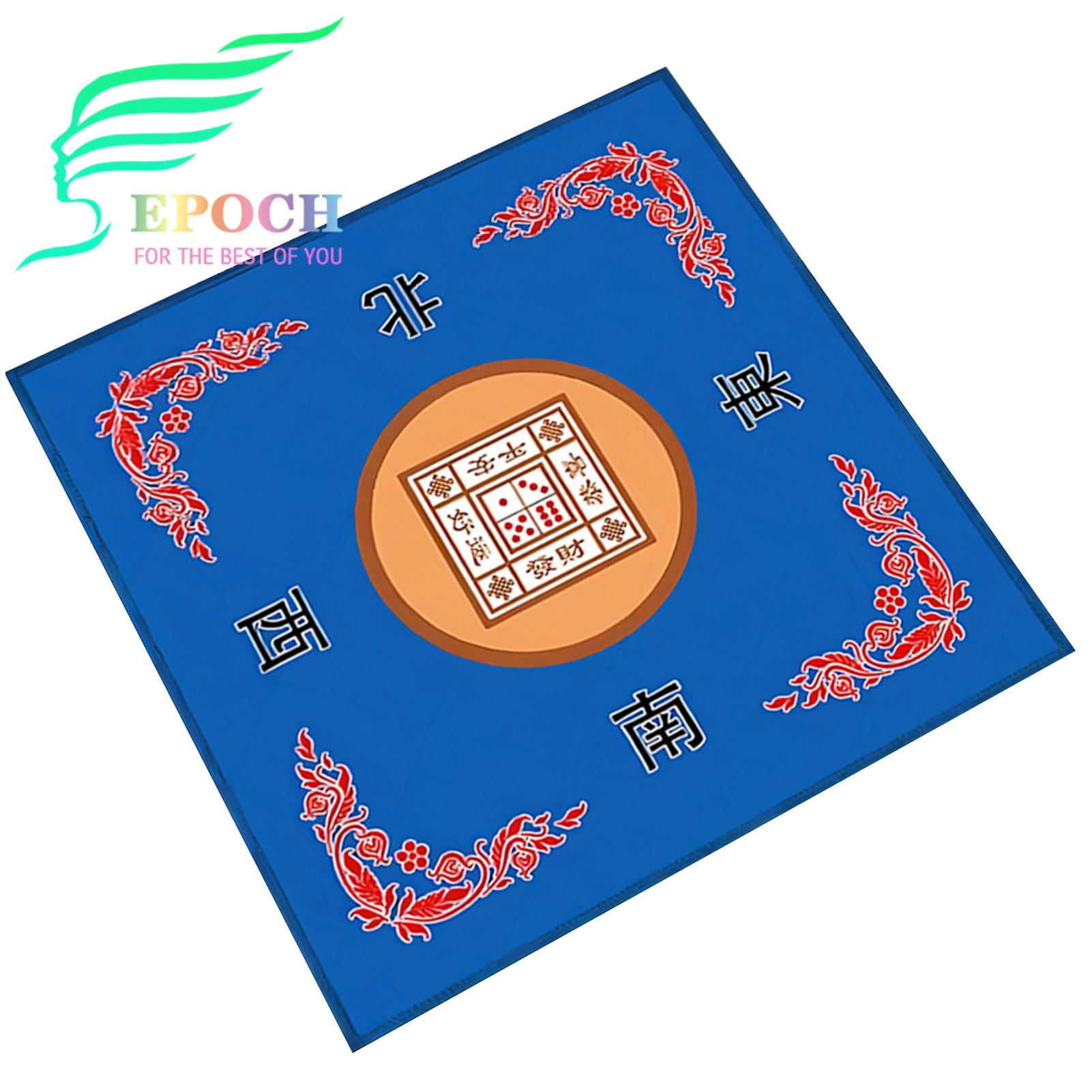 Epoch -slip le Mat -slip Noise Reduction Mahjong le Mat Square Playmat for Domino Mah Jongg Premium Board Game Cover for Gamers Foldable Gaming Pad