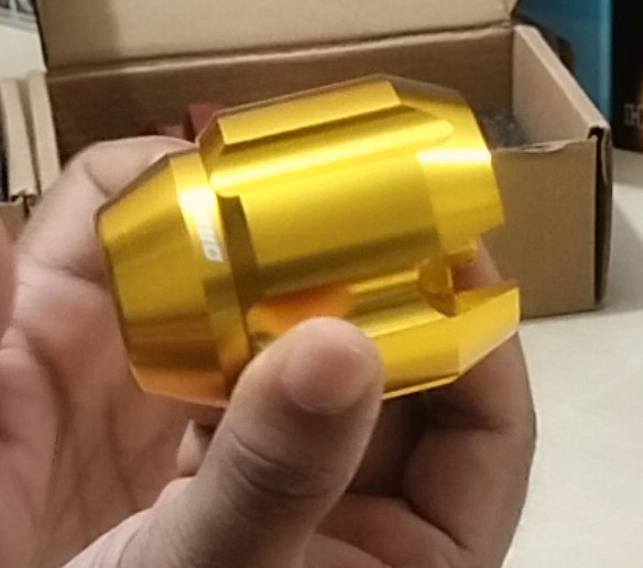 Front wheel gutli/bumper gutli for bike and cycle Golden Colour.. 