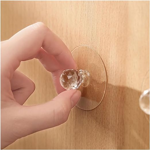 Diamond wall hook self adhesive stylish design for multipurpose use. 