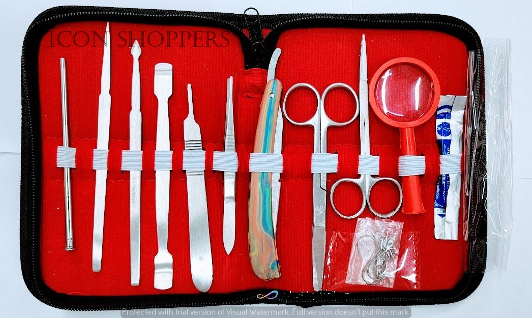 Dissection Box For Biology Laboratory RED-12 pcs