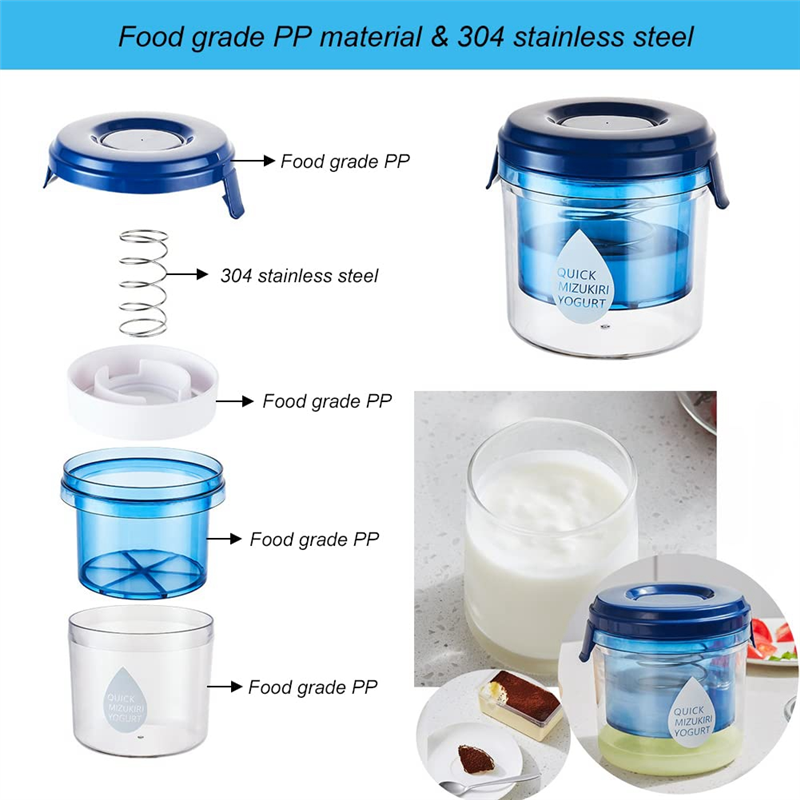 Greek Yogurt Strainer Maker Curd Maker Strainer Maker Yogurt Cheese Maker Machine - Juice Food Nut Milk Strainer Filter - Curd Maker. 