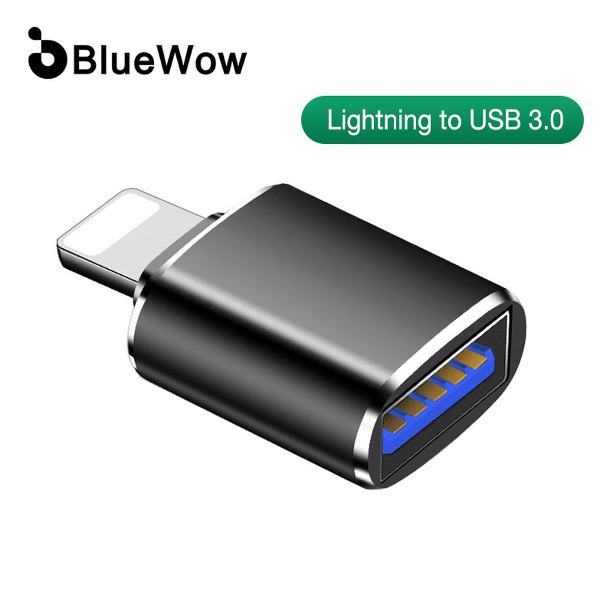 BlueWow S43  OTG adapter for IP adapter For ios for USB flash Drive keyboard mouse