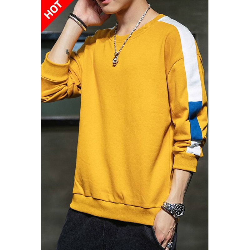 Men's Fashion - Stylish Yellow Cotton 
