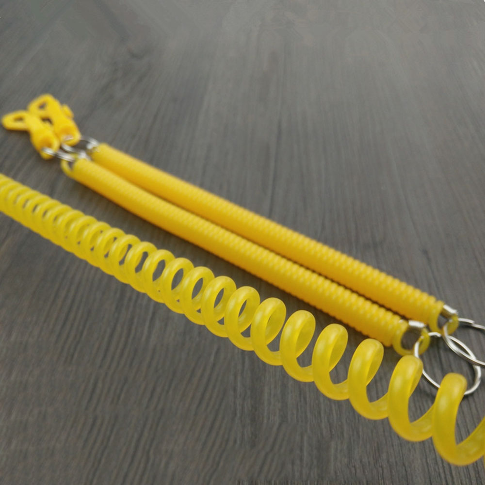 Coil Spring Spring Keychain Lightweight Colorful Stretchy Coil Key Ring Elastic P Buckle Stretchy Key Chain for Activities Use Key Organization Gift Option Fashion. 