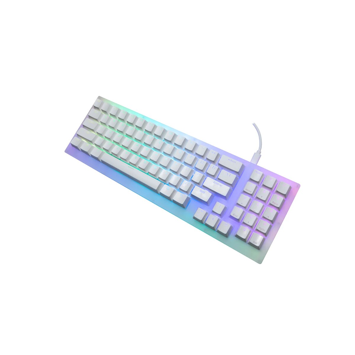 GamaKay K77 75% RGB Mechanical Keyboard with Gateron Switch Crystalline Base