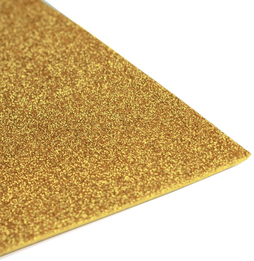Craft Foam SELF ADHESIVE Glitter Foam Sheets A4 Pack of 10 Assorted. 