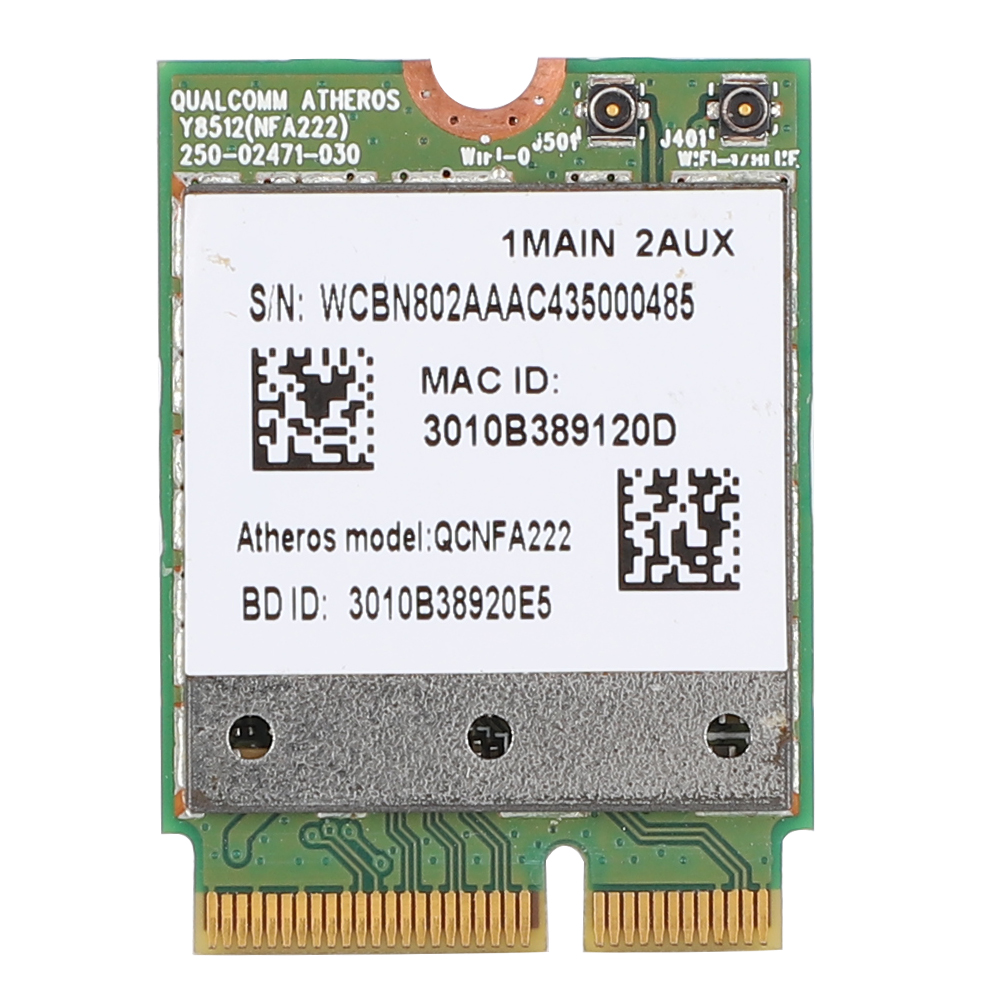 For Qualcomm Atheros WIFI Card 2.4/5GHz Dual Band 802.11abgn with for Bluetooth 4.0. 