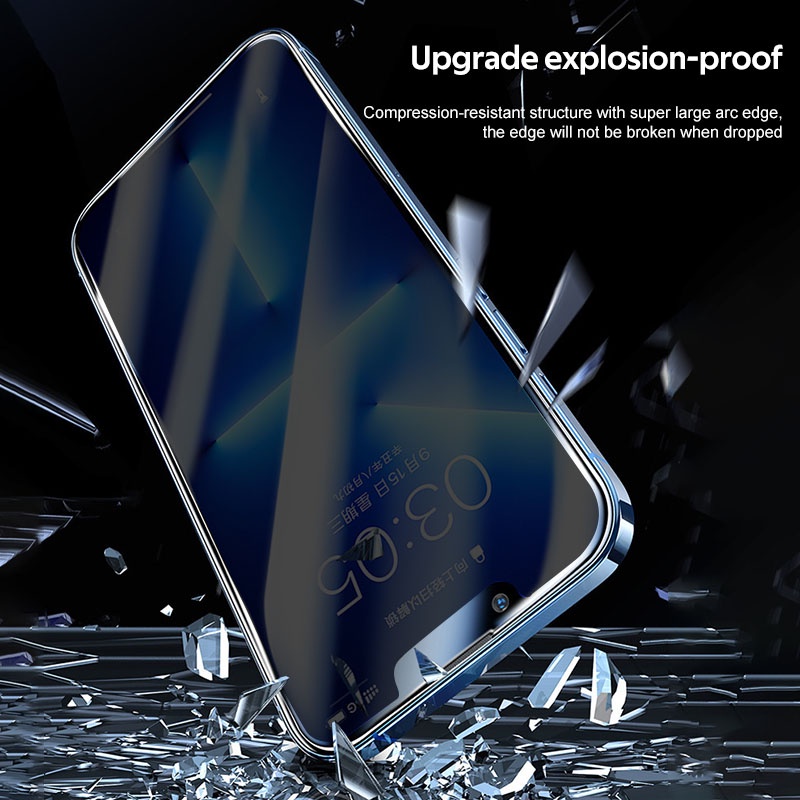 TBTIC One Click Installation Compatible For iPhone 14 Plus 13 12 11 Pro X Xs Max XR Screen Protector With Easy Install Kit Guide Artifact Applicator HD Privacy Full Coverage Screen. 